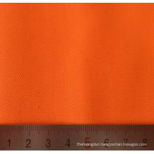 Orange Polyester Cotton Twill Woven Fabric
